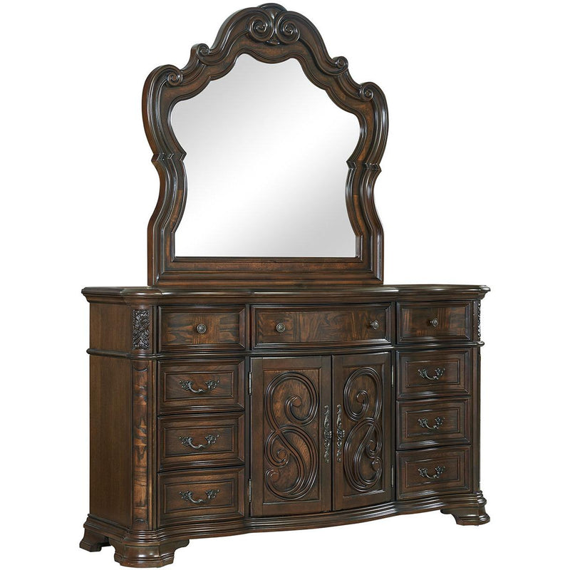 Steve Silver Furniture Royale 9-Drawer Dresser with Mirror RY900DR/RY900MR IMAGE 2