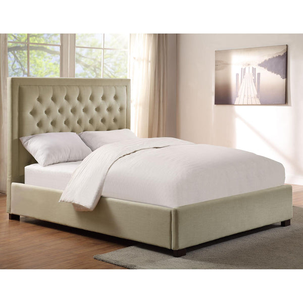 Steve Silver Furniture Isadora Queen Upholstered Platform Bed ID890QFRSS/ID890QHBS IMAGE 1