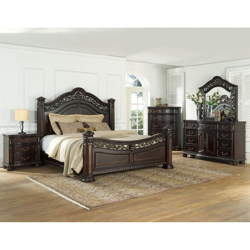 Steve Silver Furniture Monte Carlo 9-Drawer Dresser with Mirror RE163SS-110/RE163SS-121 IMAGE 6