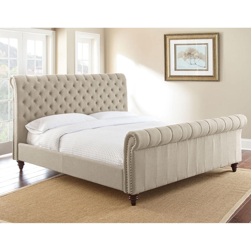 Steve Silver Furniture Swanson King Upholstered Platform Bed SS100KFBS/SS100KHBS/SS100KRSS IMAGE 6