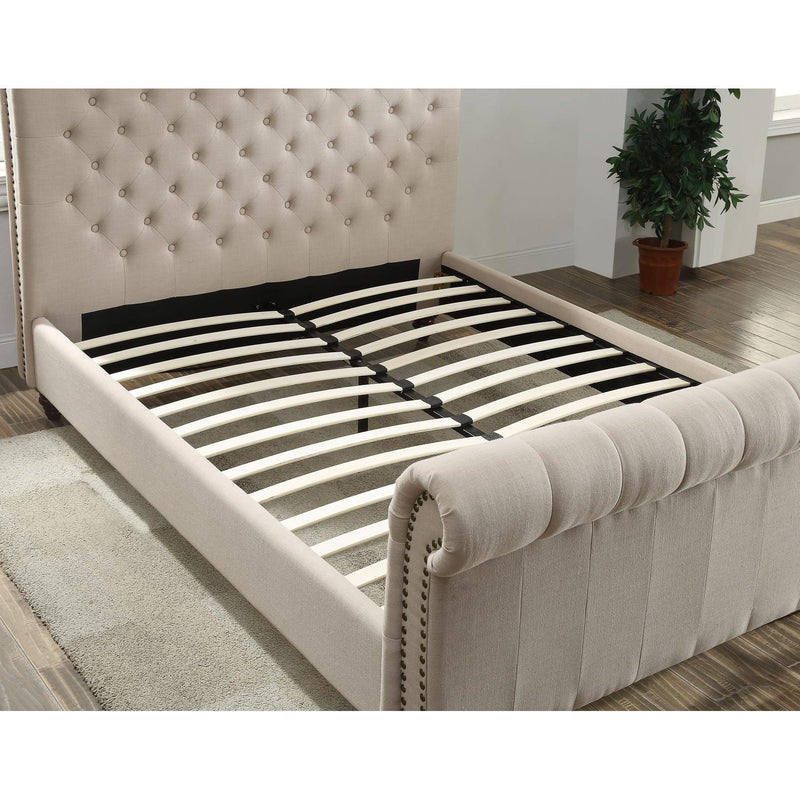 Steve Silver Furniture Swanson Queen Upholstered Platform Bed SS100QFBS/SS100QHBS/SS100QRSS IMAGE 2