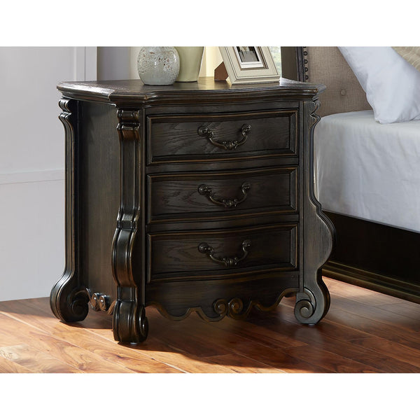 Steve Silver Furniture Rhapsody 3-Drawer Nightstand RH900NS IMAGE 1