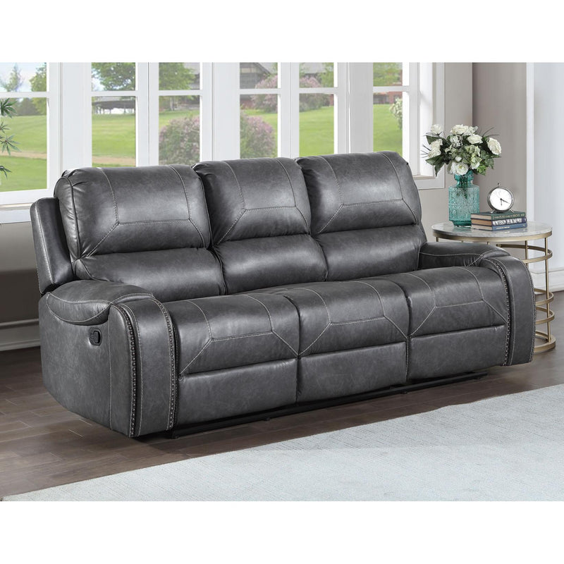 Steve Silver Furniture Keily Reclining Leather Look Sofa KE800SG IMAGE 10