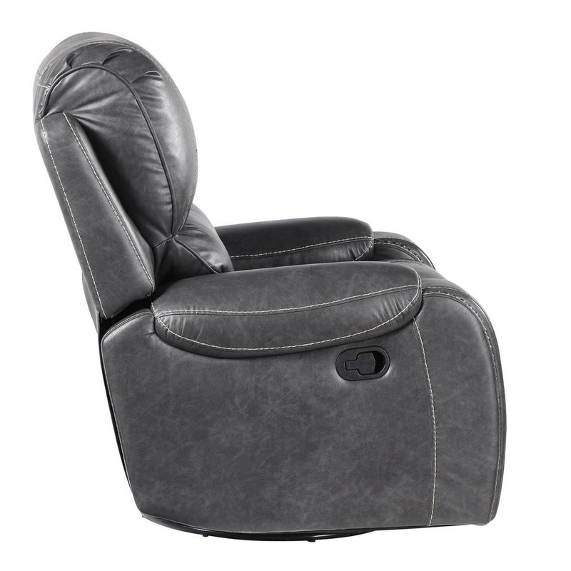 Steve Silver Furniture Keily Swivel Glider Rocker Leather Look Recliner KE800CG IMAGE 5