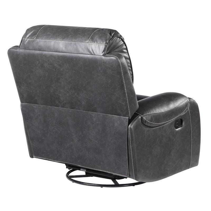 Steve Silver Furniture Keily Swivel Glider Rocker Leather Look Recliner KE800CG IMAGE 7