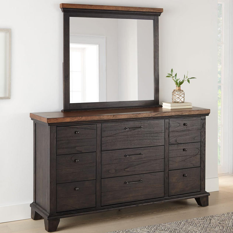 Steve Silver Furniture Bear Creek Dresser Mirror BC950MRB IMAGE 2