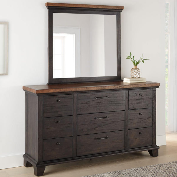 Steve Silver Furniture Bear Creek 9-Drawer Dresser BC950DRB/BC950MRB IMAGE 1