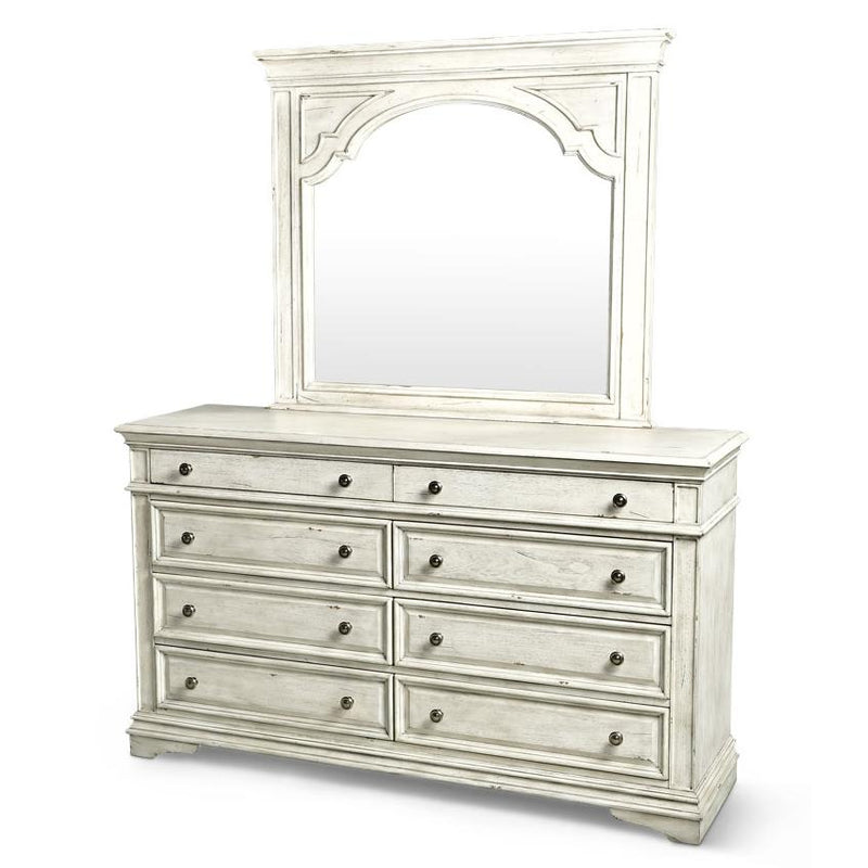 Steve Silver Furniture Highland Park 8-Drawer Dresser with Mirror HP900DRW/HP900MRW IMAGE 2