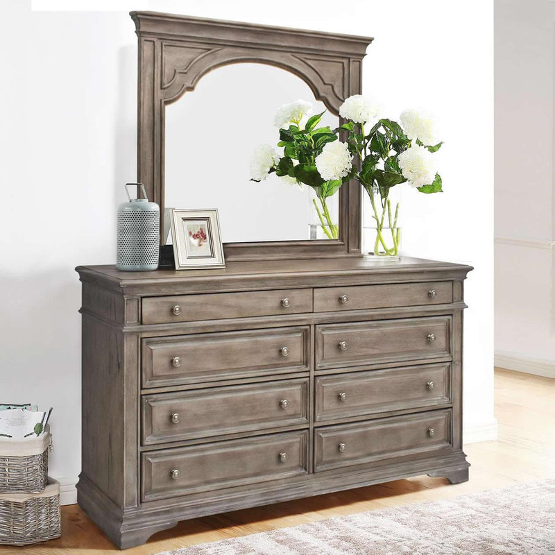 Steve Silver Furniture Highland Park 8-Drawer Dresser with Mirror HP900DRD/HP900MRD IMAGE 6