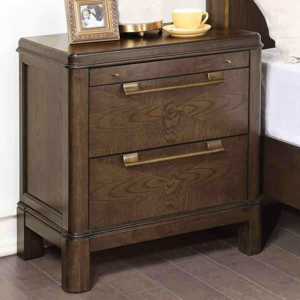 Steve Silver Furniture Milan 2-Drawer Nightstand MN900NS IMAGE 1