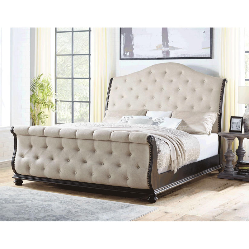 Steve Silver Furniture Rhapsody King Upholstered Sleigh Bed RH900KSFB/RH900KSHB/RH900SSR IMAGE 1