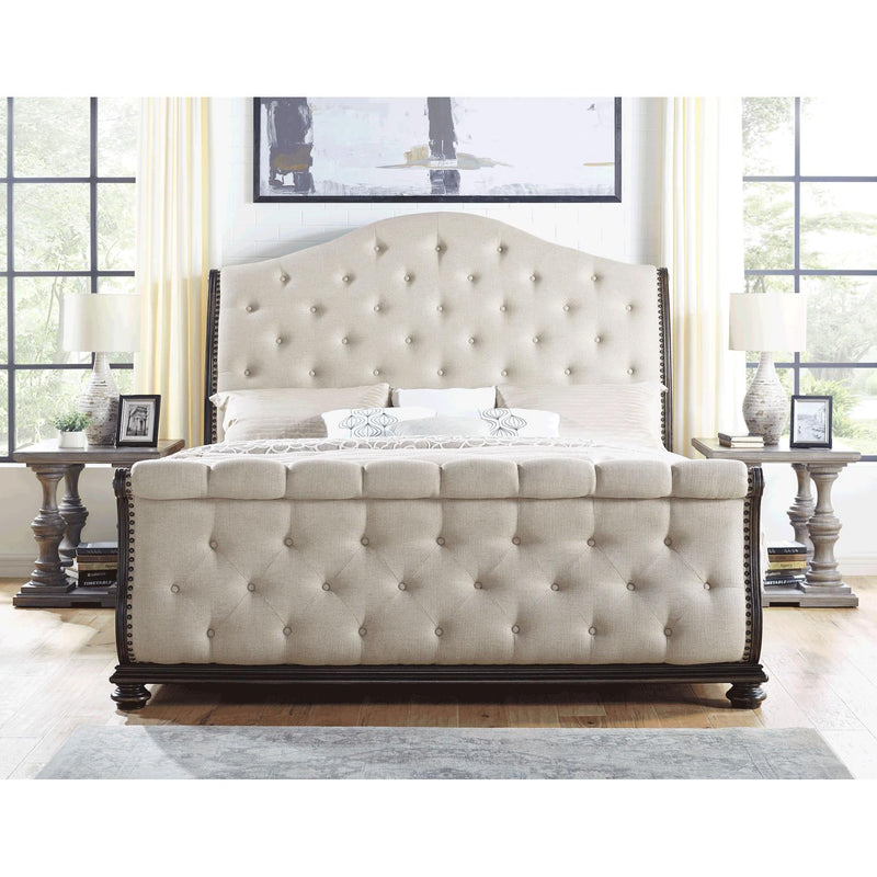 Steve Silver Furniture Rhapsody King Upholstered Sleigh Bed RH900KSFB/RH900KSHB/RH900SSR IMAGE 2