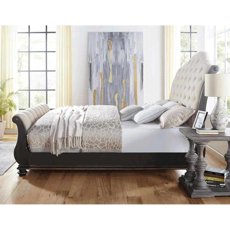 Steve Silver Furniture Rhapsody King Upholstered Sleigh Bed RH900KSFB/RH900KSHB/RH900SSR IMAGE 3