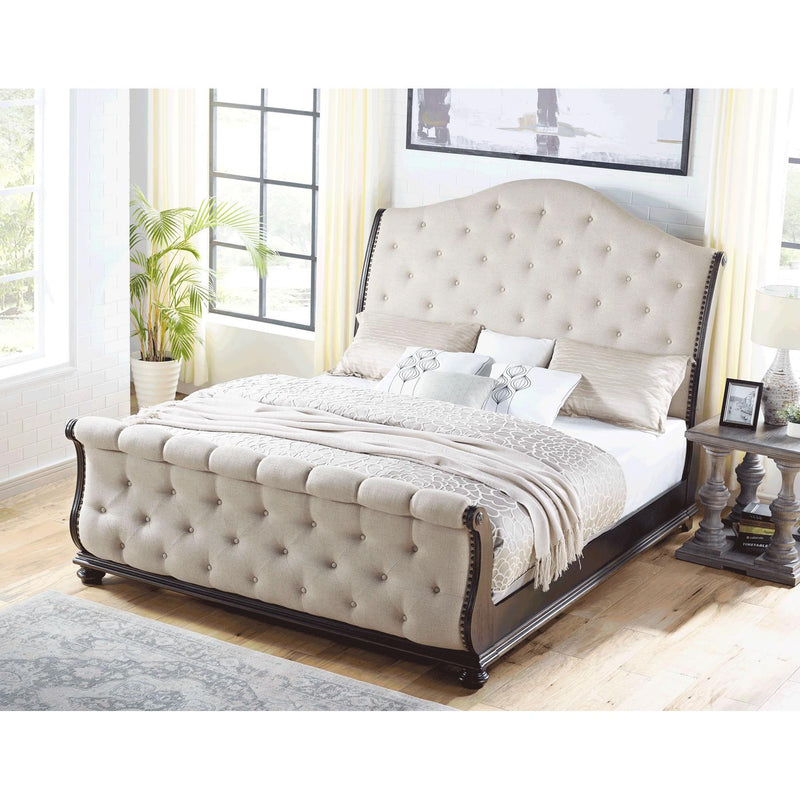 Steve Silver Furniture Rhapsody King Upholstered Sleigh Bed RH900KSFB/RH900KSHB/RH900SSR IMAGE 4