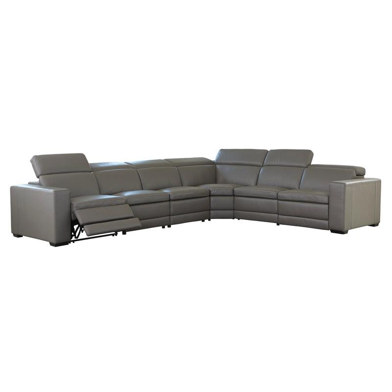 Signature Design by Ashley Texline Power Reclining Leather Match 7 pc Sectional U5960322/U5960346/U5960346/U5960377/U5960346/U5960321/U5960323 IMAGE 2