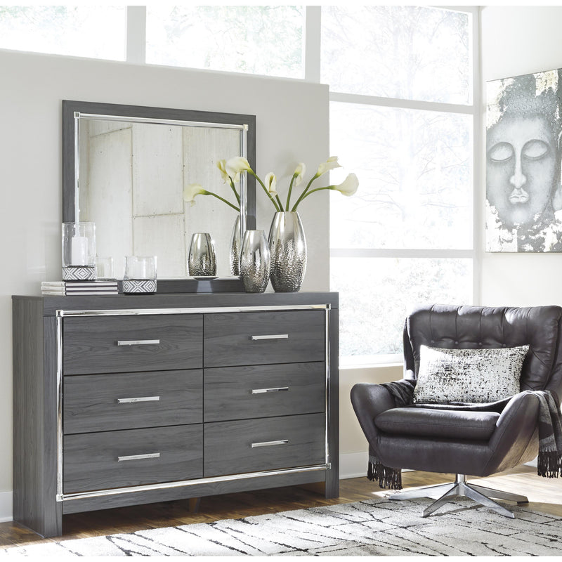 Signature Design by Ashley Lodanna 6-Drawer Dresser with Mirror B214-31/B214-36 IMAGE 2