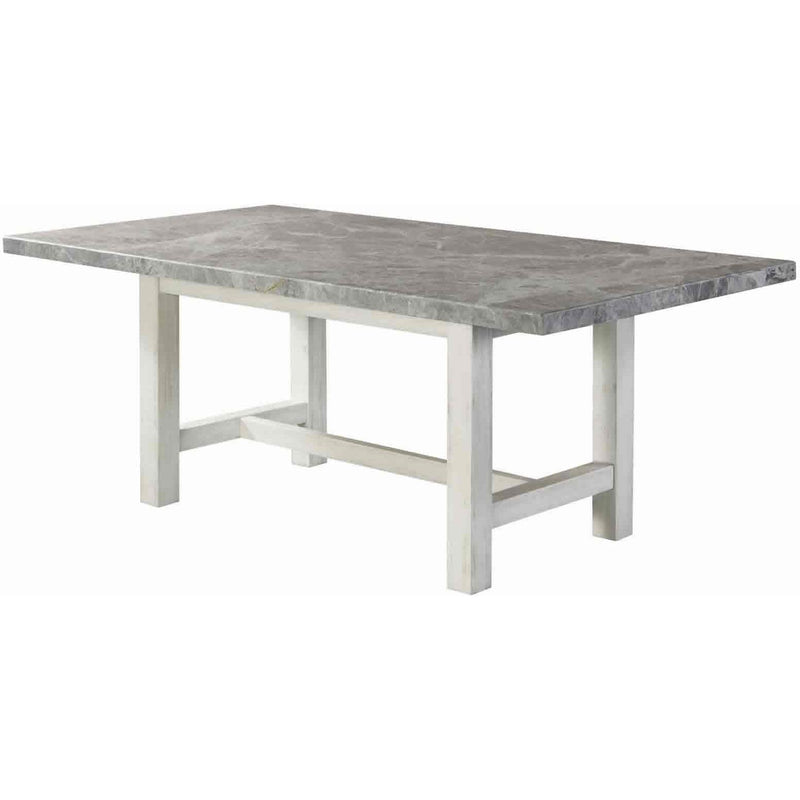 Steve Silver Furniture Canova Dining Table with Marble Top and Trestle Base CV500GT IMAGE 2