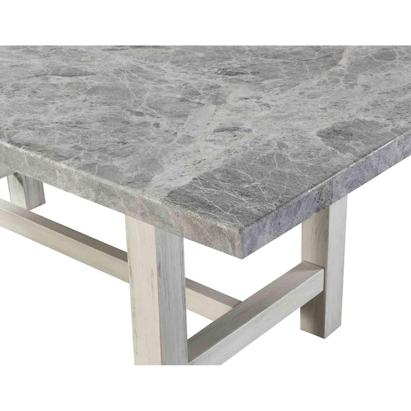 Steve Silver Furniture Canova Dining Table with Marble Top and Trestle Base CV500GT IMAGE 3