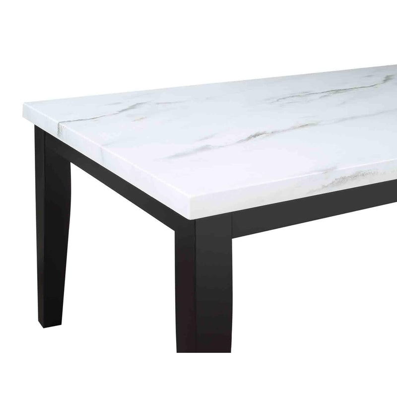 Steve Silver Furniture Sterling Dining Table with Faux Marble Top SN500T IMAGE 2