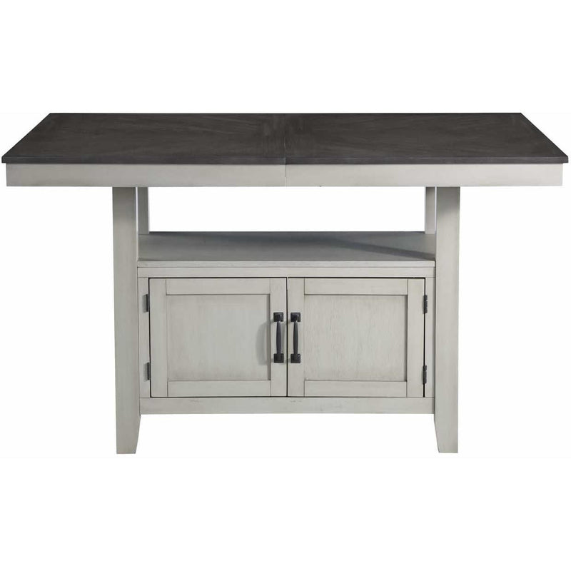 Steve Silver Furniture Hyland Counter Height Dining Table with Pedestal Base HY500PT IMAGE 2