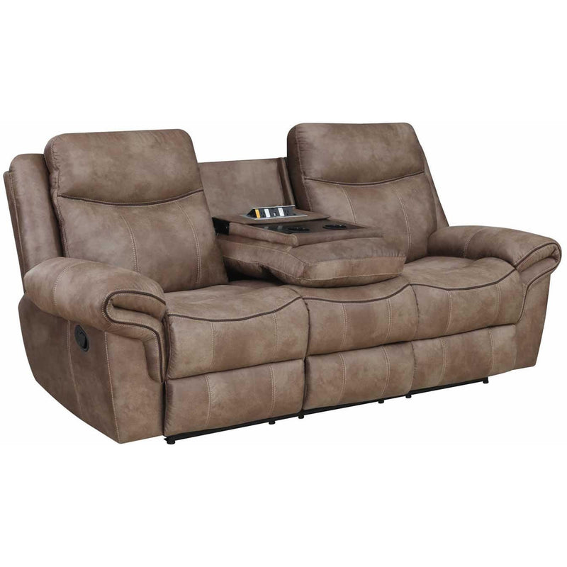 Steve Silver Furniture Nashville Reclining Leather Look Sofa NH850S IMAGE 1