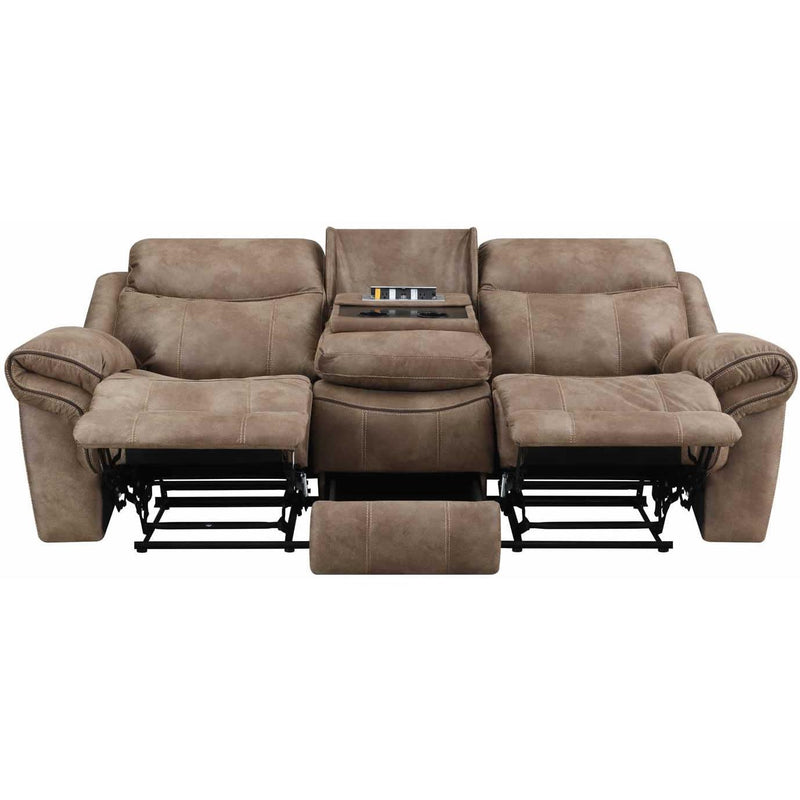 Steve Silver Furniture Nashville Reclining Leather Look Sofa NH850S IMAGE 5