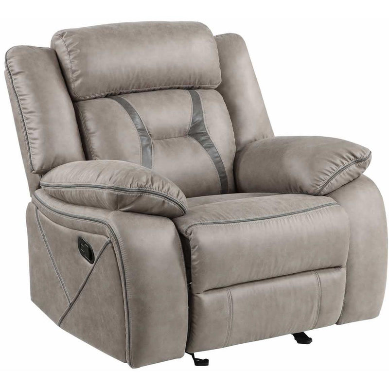 Steve Silver Furniture Tyson Glider Leatherette Recliner TY850R IMAGE 1