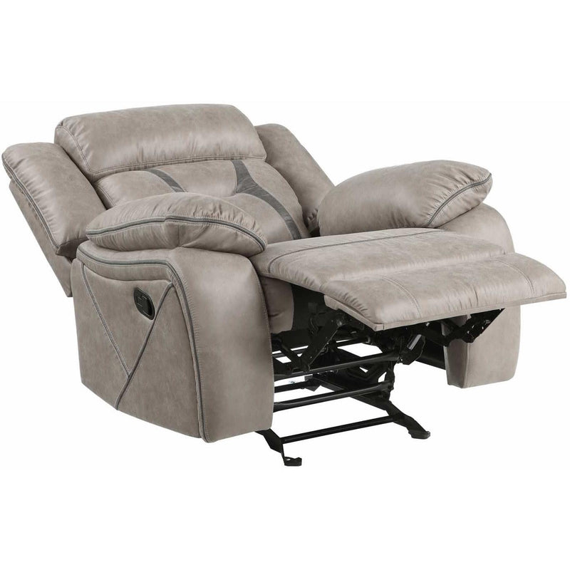 Steve Silver Furniture Tyson Glider Leatherette Recliner TY850R IMAGE 2