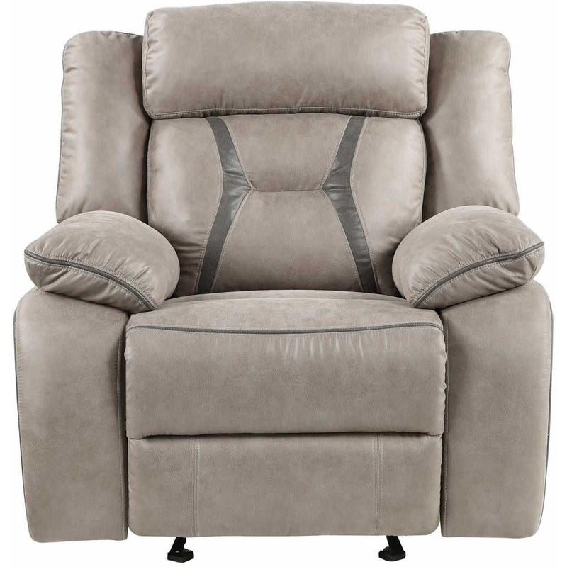 Steve Silver Furniture Tyson Glider Leatherette Recliner TY850R IMAGE 3