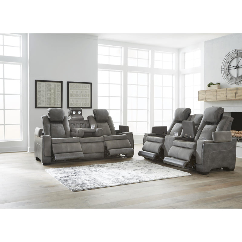 Signature Design by Ashley Next-Gen DuraPella Power Reclining Leather Look Loveseat 2200418 IMAGE 13