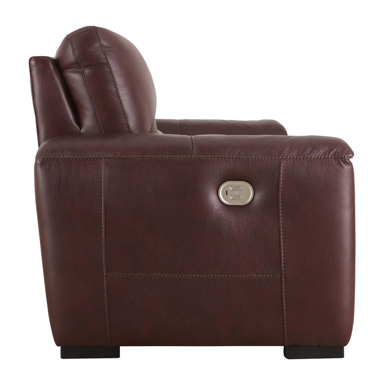 Signature Design by Ashley Alessandro Power Reclining Leather Match Loveseat U2550118 IMAGE 4