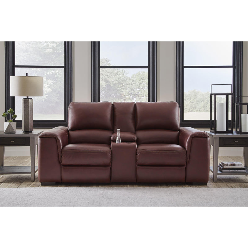 Signature Design by Ashley Alessandro Power Reclining Leather Match Loveseat U2550118 IMAGE 6