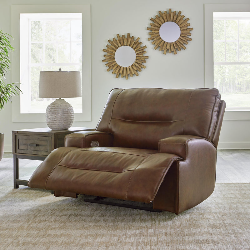 Signature Design by Ashley Francesca Power Leather Match Recliner U2570582 IMAGE 7