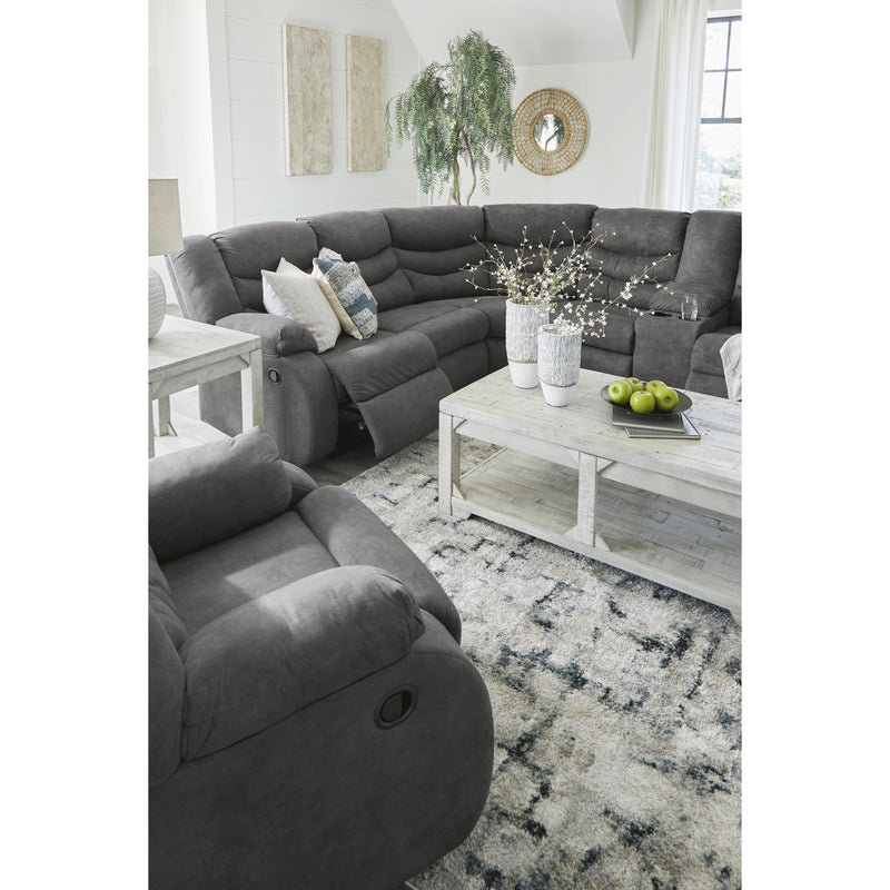 Signature Design by Ashley Partymate Reclining Leather Look 2 pc Sectional 3690348/3690349 IMAGE 8