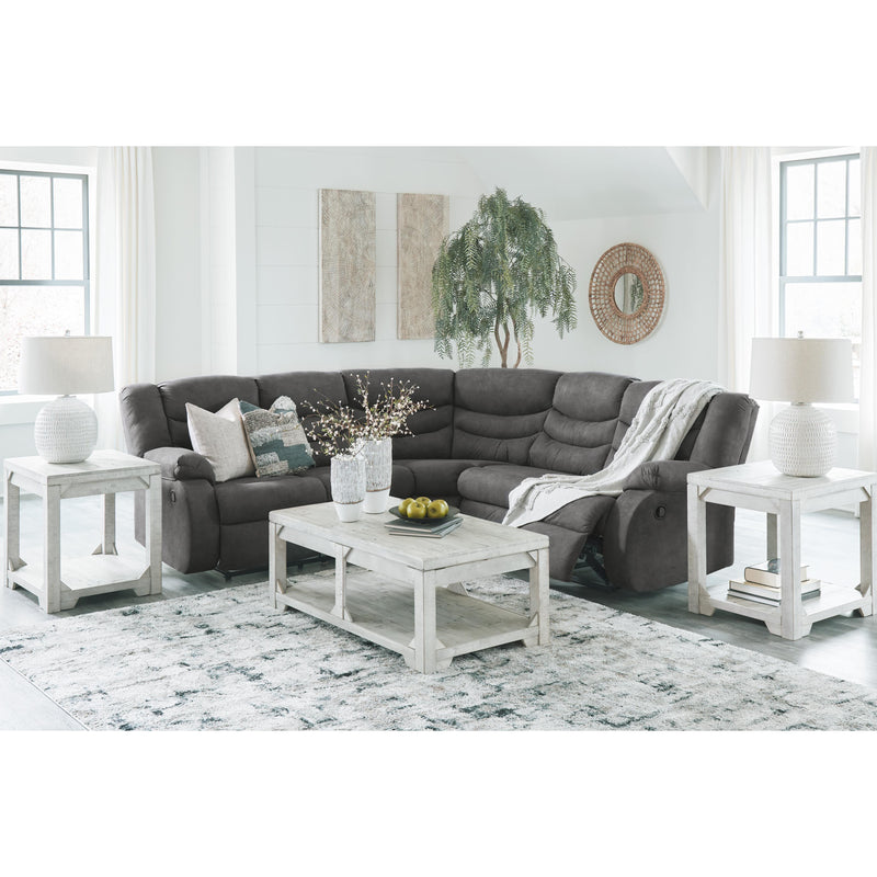 Signature Design by Ashley Partymate Reclining Leather Look 2 pc Sectional 3690348/3690350 IMAGE 6