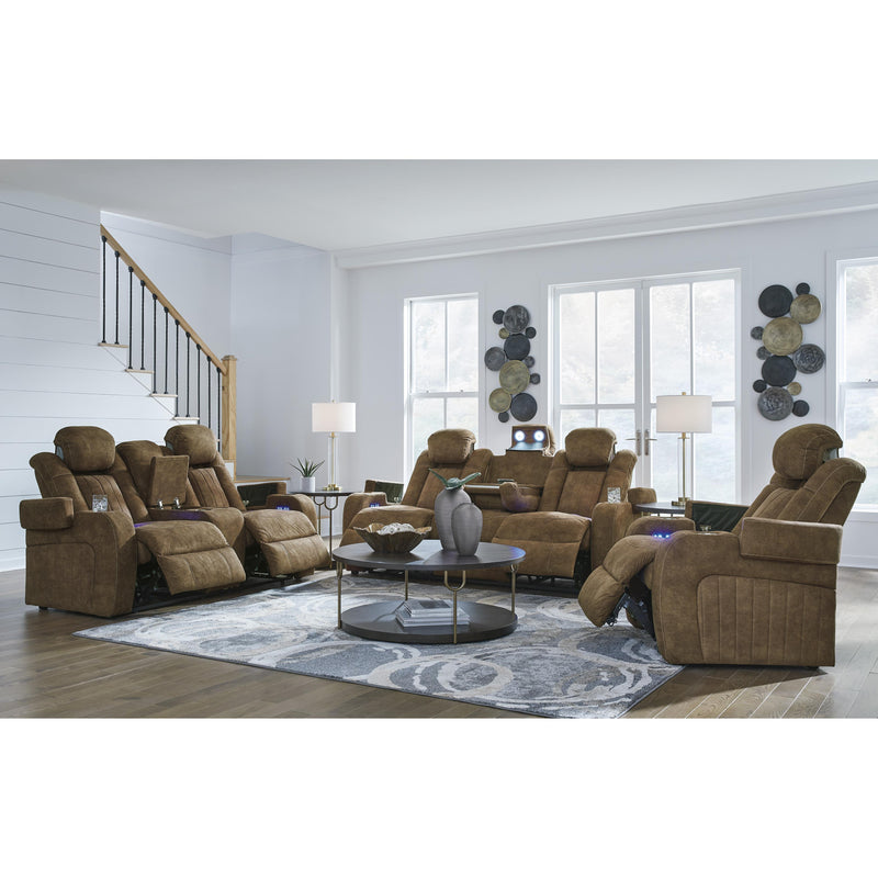 Signature Design by Ashley Wolfridge Power Reclining Leather Look Sofa 6070315 IMAGE 18