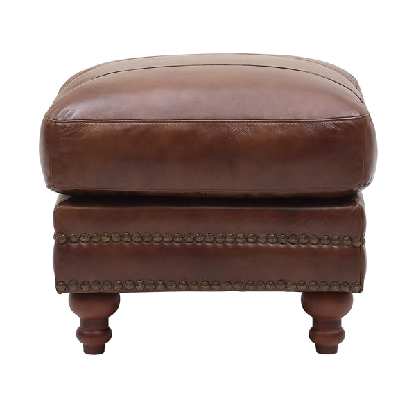 Leather Italia USA Butler Leather Ottoman 1669-2239-006618 IMAGE 1