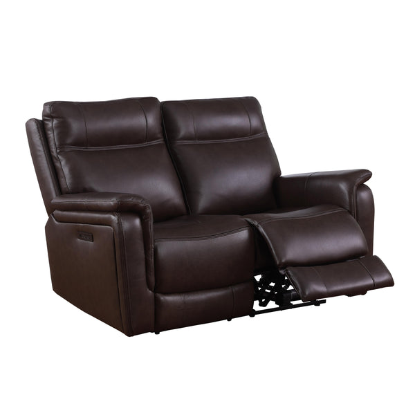 Leather Italia USA Tiller Reclining Leather Loveseat 1444-EHZ4857-029273LV IMAGE 1