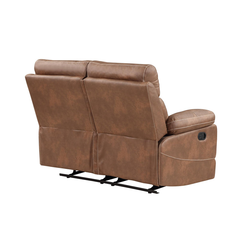 Steve Silver Furniture Rudger Reclining Leather Look Loveseat RUD800LN IMAGE 5