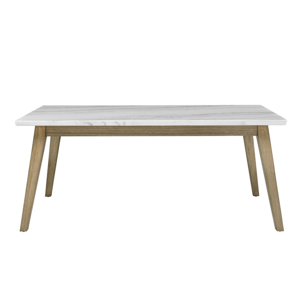 Steve Silver Furniture Vida Dining Table with Marble Top VD500WT IMAGE 1