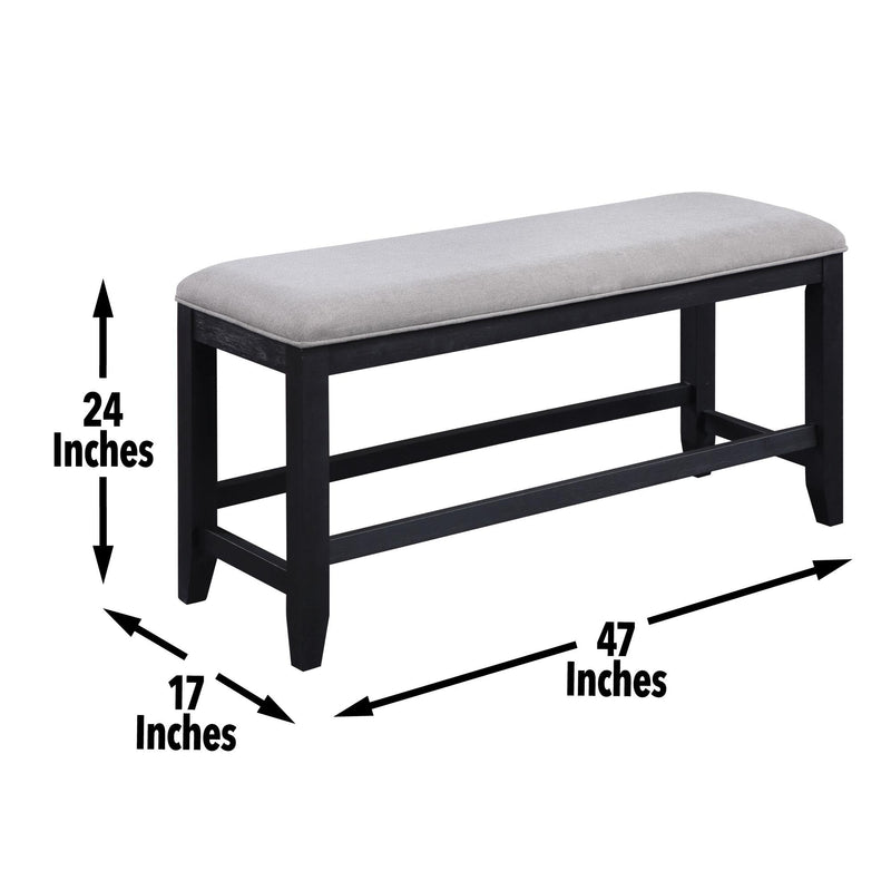 Steve Silver Furniture Yves Counter Height Bench YS500CCBN IMAGE 4