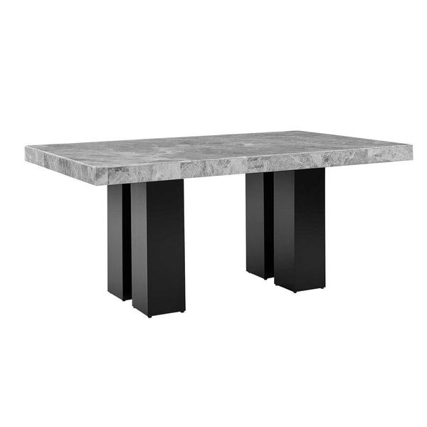 Steve Silver Furniture Camila Dining Table with Marble Top CM420WB/CM420WTG IMAGE 1