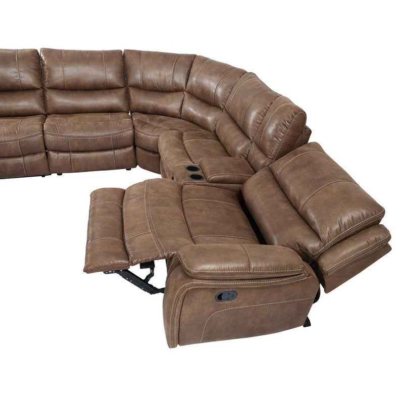 Steve Silver Furniture Lehi Reclining Leather Look 6 pc Sectional LH9750ACB/LH9750ARB/LH9750CB/LH9750LRB/LH9750RRB/LH9750WB IMAGE 12