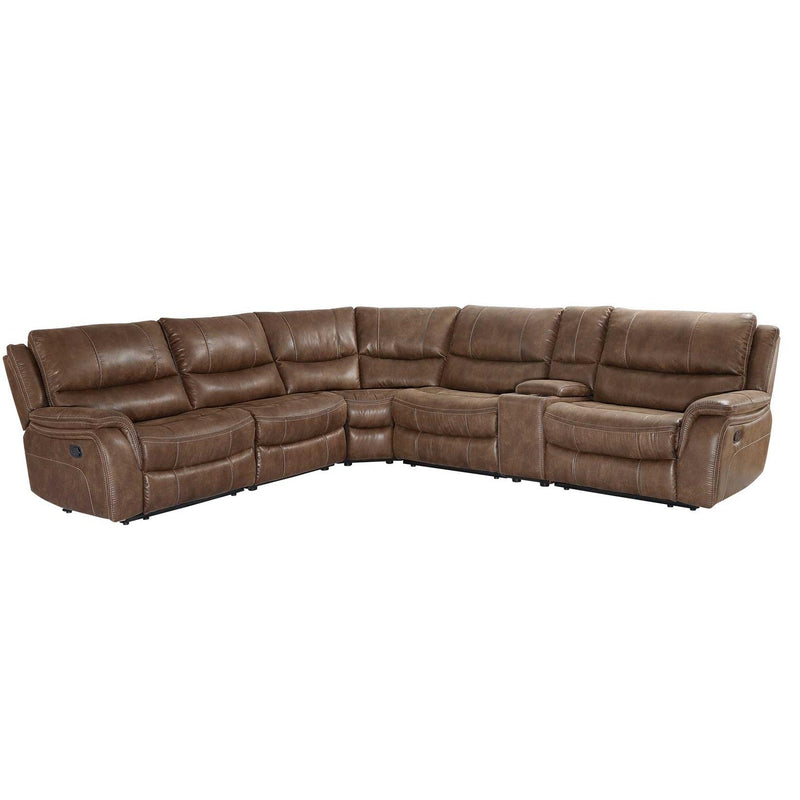 Steve Silver Furniture Lehi Reclining Leather Look 6 pc Sectional LH9750ACB/LH9750ARB/LH9750CB/LH9750LRB/LH9750RRB/LH9750WB IMAGE 1