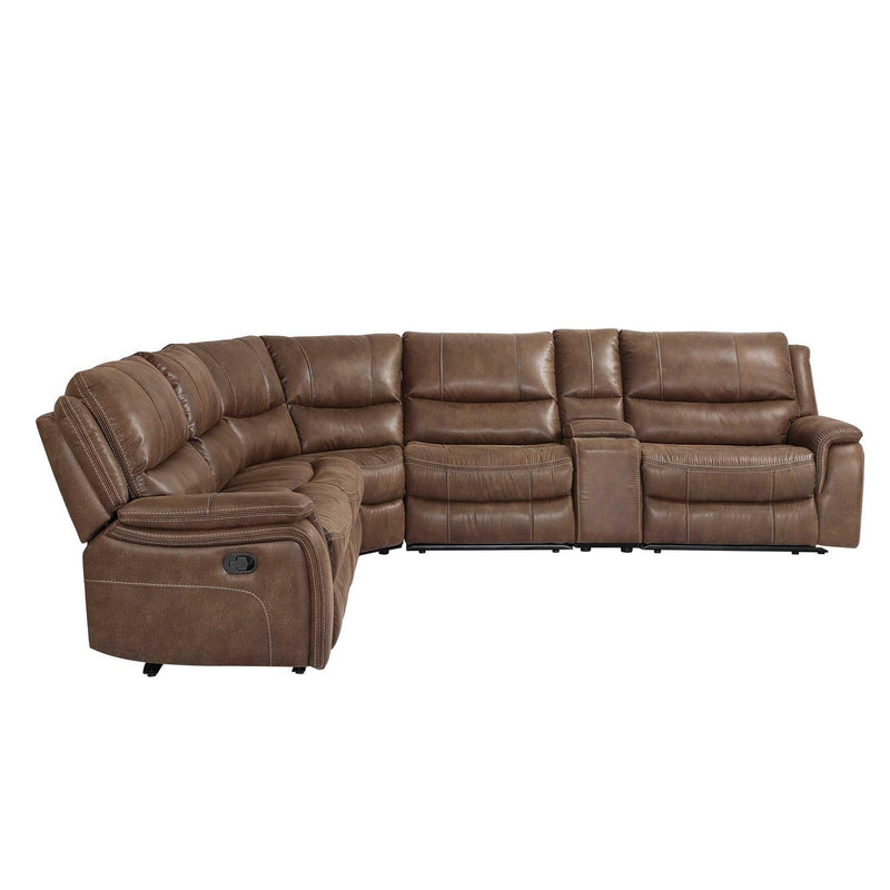 Steve Silver Furniture Lehi Reclining Leather Look 6 pc Sectional LH9750ACB/LH9750ARB/LH9750CB/LH9750LRB/LH9750RRB/LH9750WB IMAGE 6