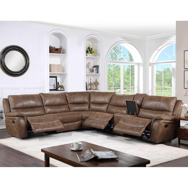 Steve Silver Furniture Lehi Reclining Leather Look 6 pc Sectional LH9750ACB/LH9750ARB/LH9750CB/LH9750LRB/LH9750RRB/LH9750WB IMAGE 8