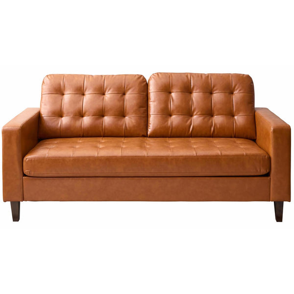 Weekender Douglas Stationary Leather Look Sofa WKXC0005SOF00FM IMAGE 1