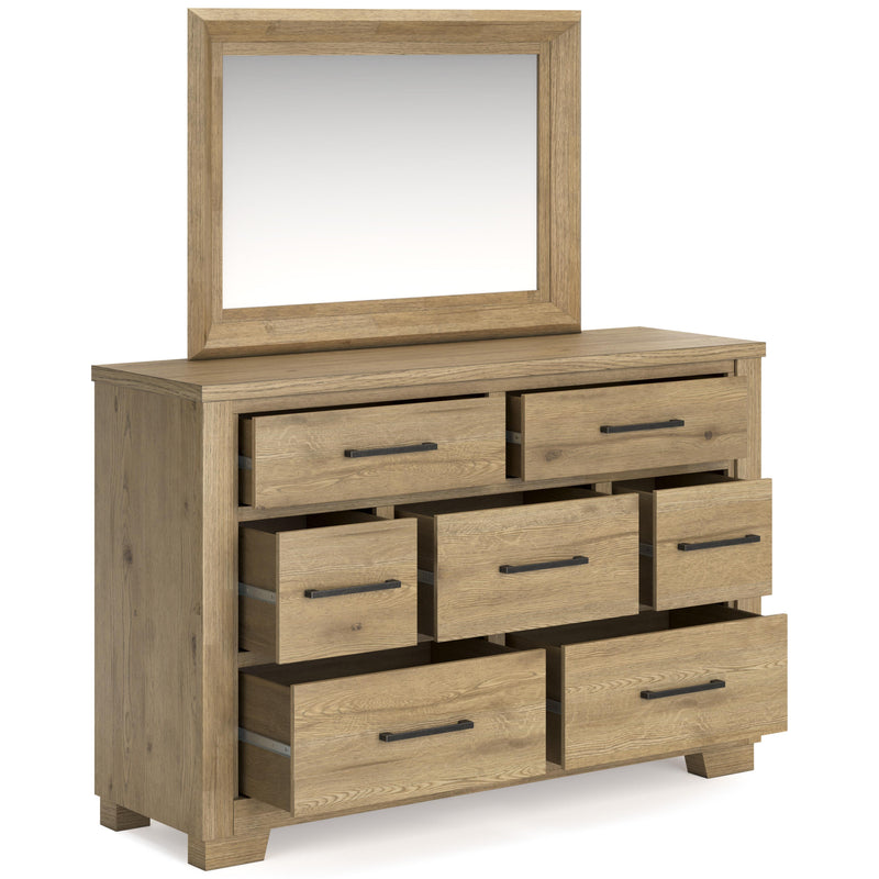 Signature Design by Ashley Galliden Dresser with Mirror B841-31/B841-36 IMAGE 2