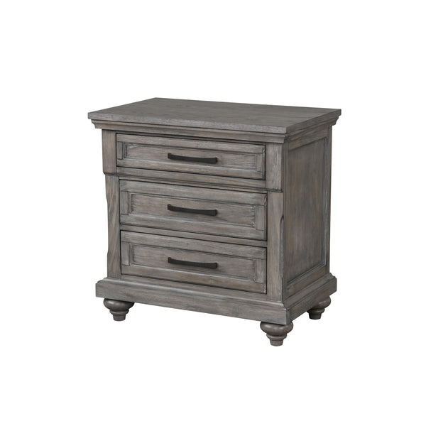 Legends Furniture Linsey 3-Drawer Nightstand ZLSY-7015 IMAGE 1