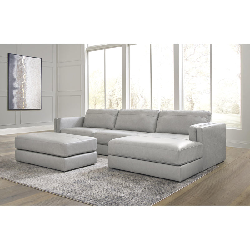 Signature Design by Ashley Amiata Leather Match 2 pc Sectional 5740466/5740417 IMAGE 8